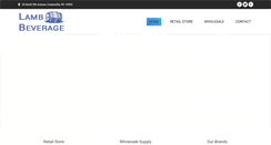 Desktop Screenshot of lambbeverage.com